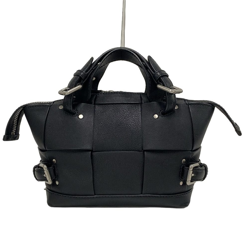Bottega Veneta Arco Tool Handbag Leather Black
